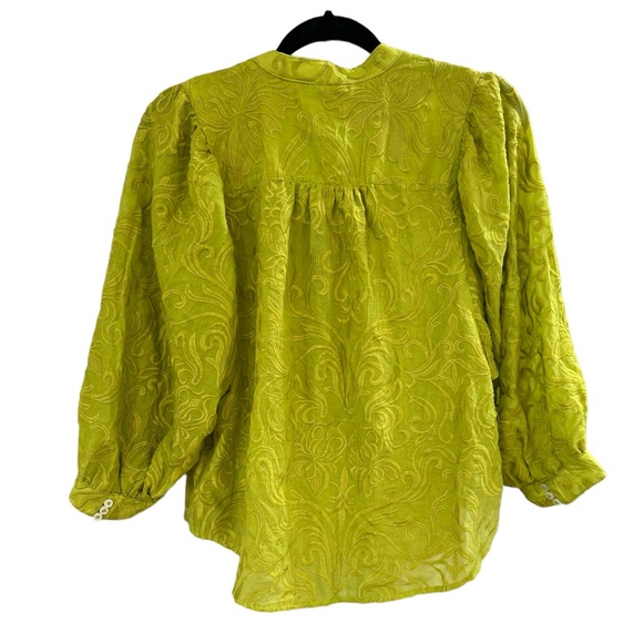 NWT Anthropologie Pilcro Bella Embroidered Button Down Size Small Petite - Picture 5 of 7